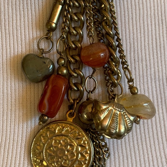 Very cool Vintage 80’s dangle charm style pin brooch - Picture 2 of 7